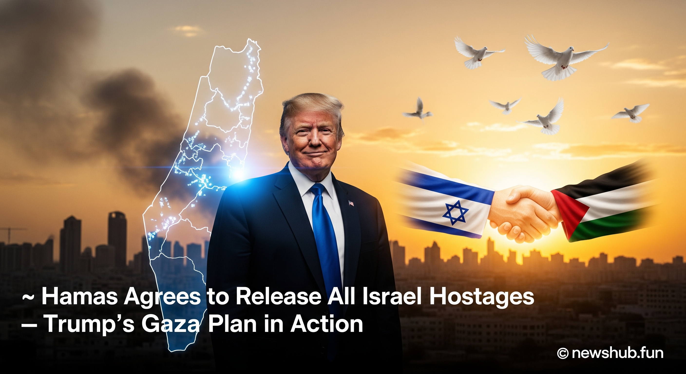Hamas Agrees to Release All Israeli Hostages Under Trump’s Gaza Peace Plan